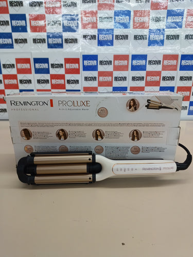 Remington Ondulador de Pelo PROluxe 4 in 1, Peinados Duraderos, Cerámica, CI91AW
